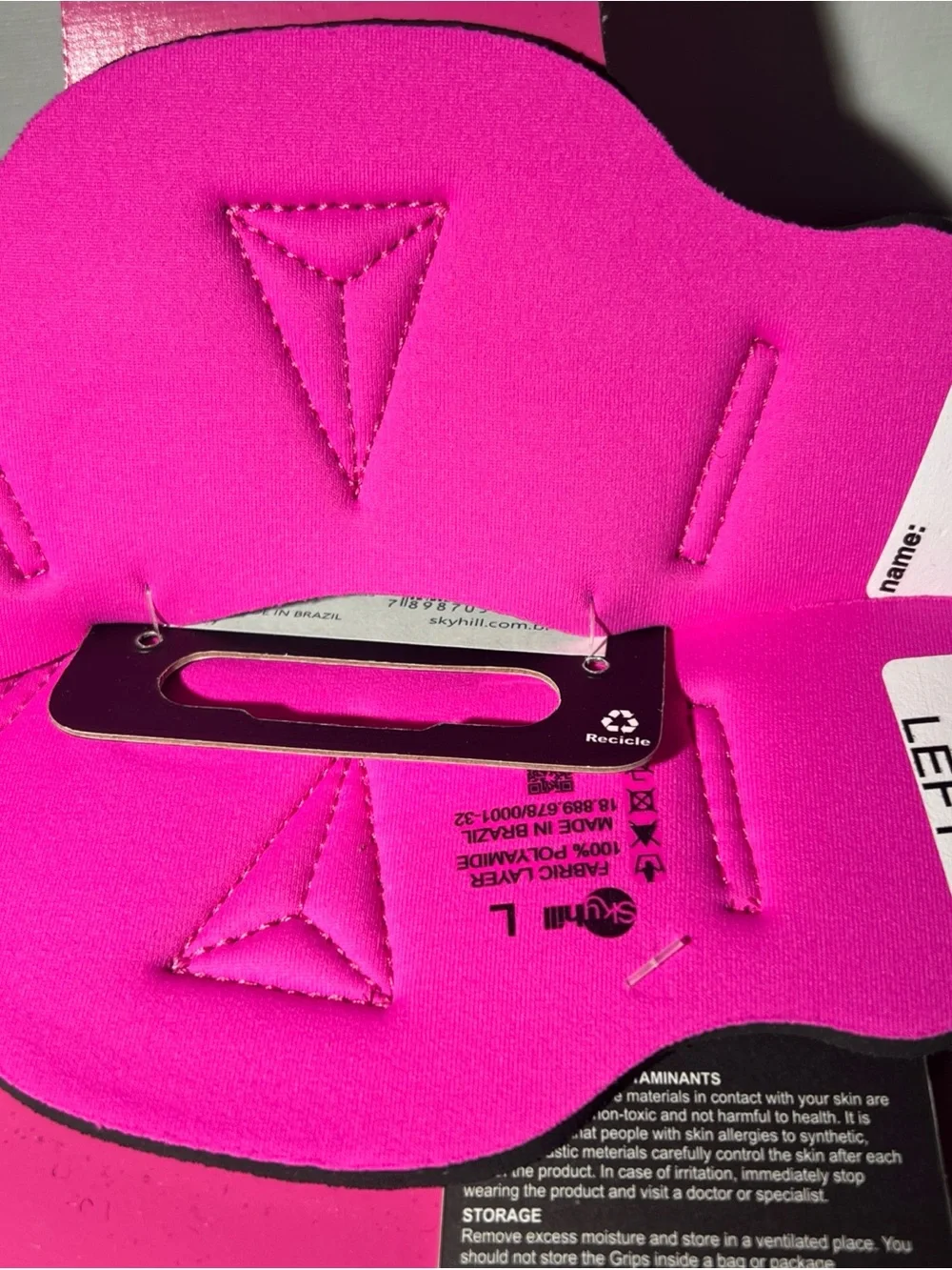 Skyhill Legacy Gymnastics Grips Pink Size L CrossFit Pull-Up Hand Grips New Pair